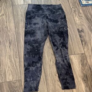 lululemon athletica Black Tie-Dye Leggings